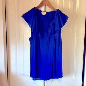 Kate Spade cerulean blue blouse